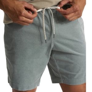 Vuori Optimist Corduroy Drawcord Elastic Waist Shorts V385 Stormy Gray Sz L
